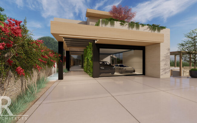 A rendering of the outside of a house.